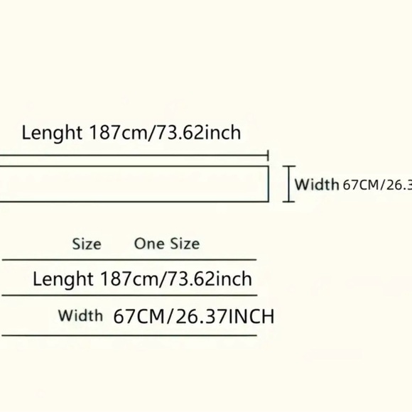 Beautiful  Scarf - Cream and Orange NWOT - Picture 6 of 7